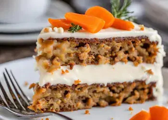 Kaker med nøttefyll og kremfrosting, perfekt for festlige anledninger.